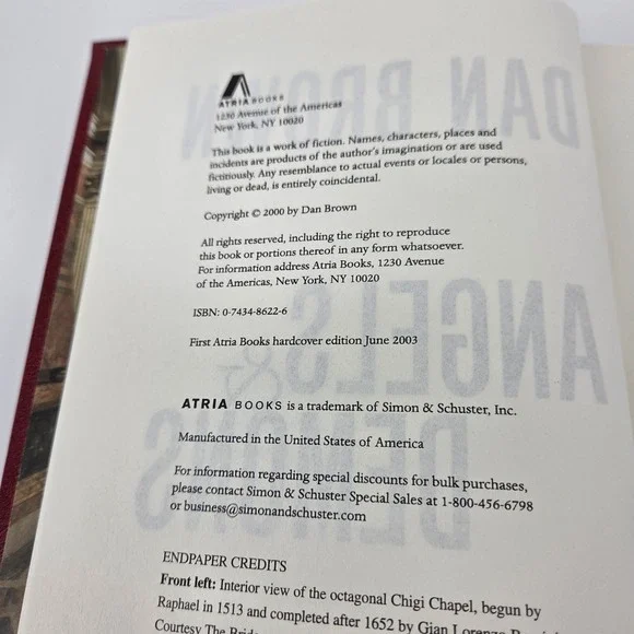 Dan Brown The Da Vinci Code Angels & Demons Hardcover Slipcase Set Atria Books - Picture 11 of 11